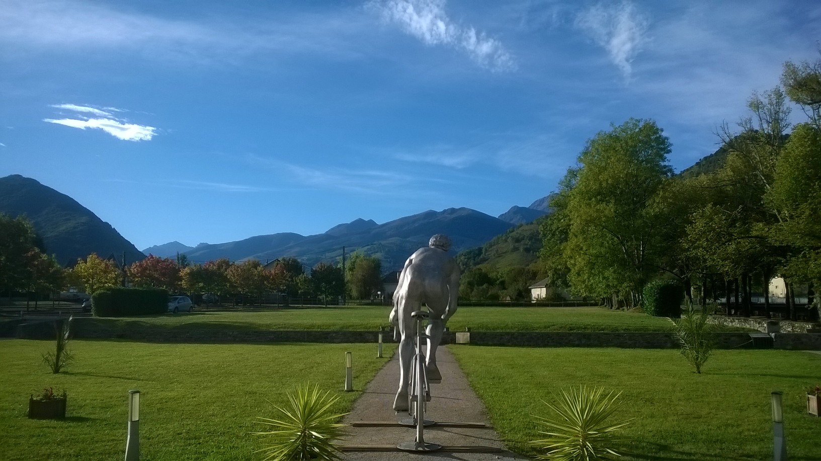 Vue au Carré Py' Hôtel*** Bagnères de Bigorre - Pyrénées